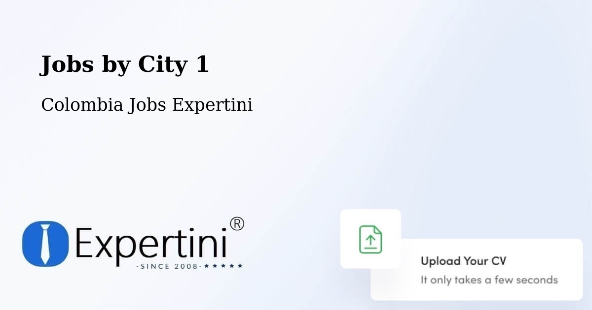 City Jobs in Colombia - Expertini