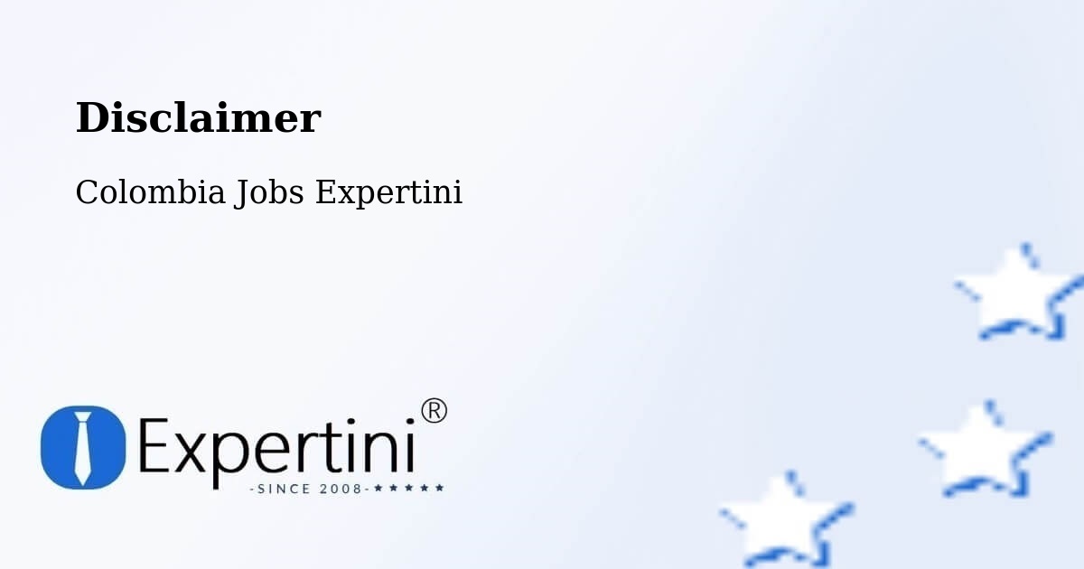 Disclaimer – Gambita - Colombia Jobs Expertini