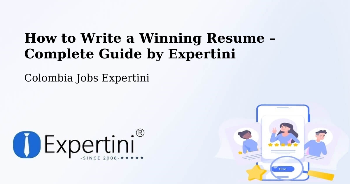 Resume Writing Guide for Job Seekers – Gambita - Gambita, Colombia Jobs Expertini